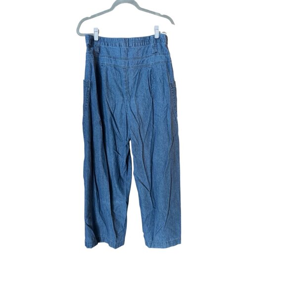 American Eagle Outfitters Wide Leg Denim Pants Size 12 - Picture 2 of 6